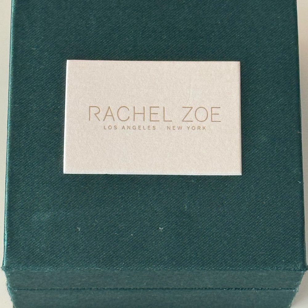 Rachel Zoe Silver Cubic Zirconia Earrings - Picture 3 of 3
